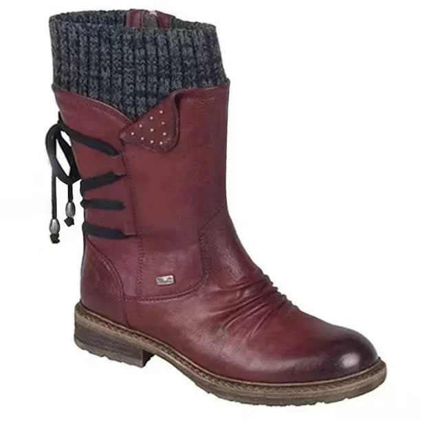 LS | Women Knit Cuff Orthopedic Boots 10