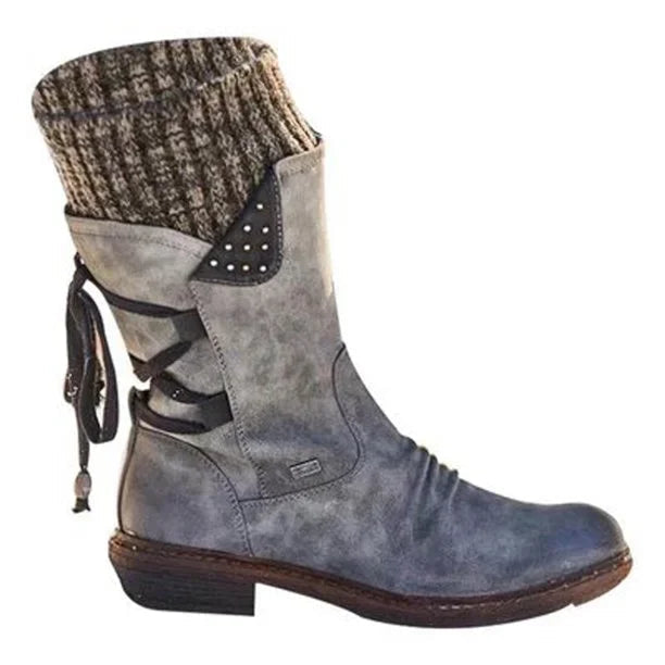 LS | Women Knit Cuff Orthopedic Boots 4