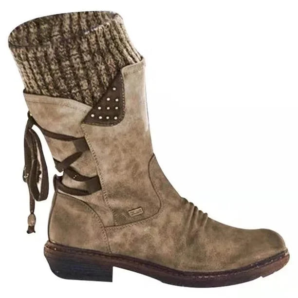 LS | Women Knit Cuff Orthopedic Boots 6