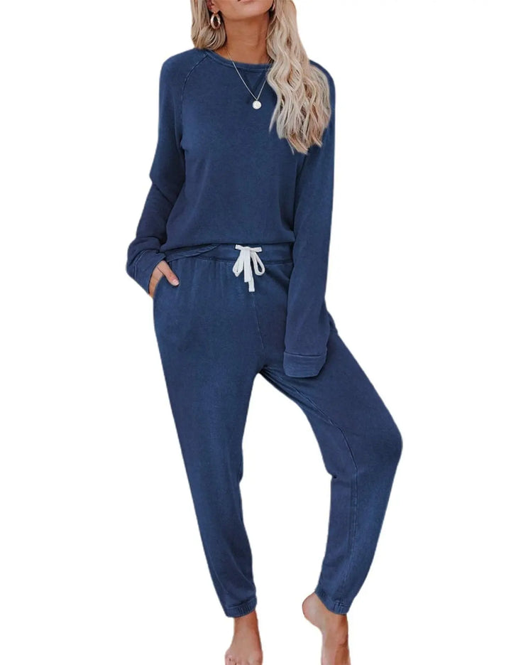 LS | Women Knit Lounge Two Piece Set Lion Style