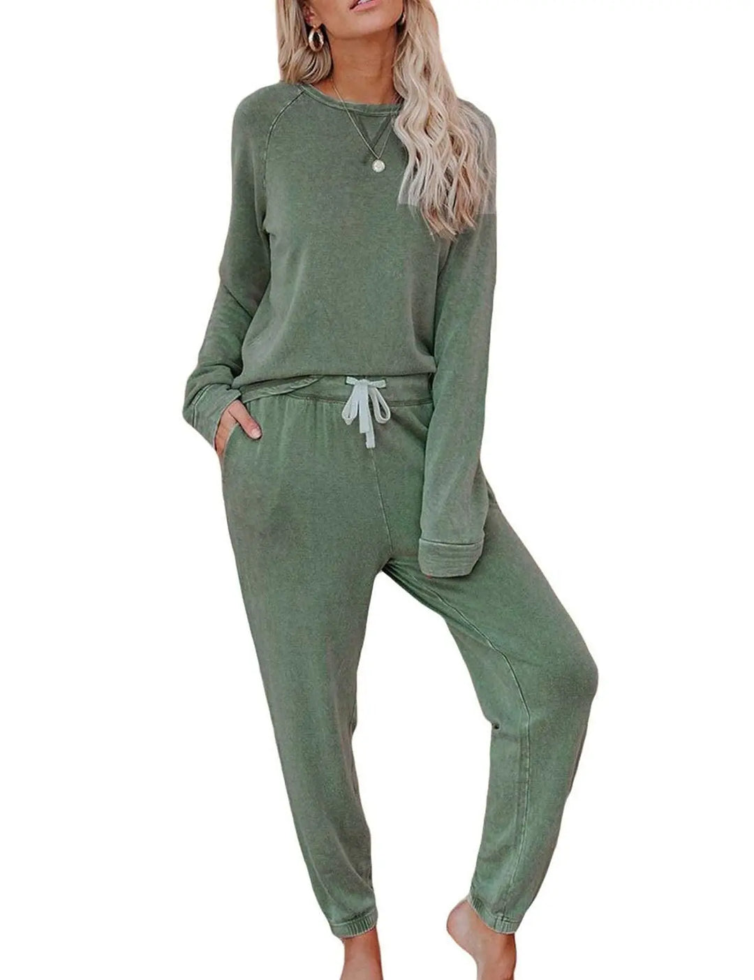 LS | Women Knit Lounge Two Piece Set Lion Style