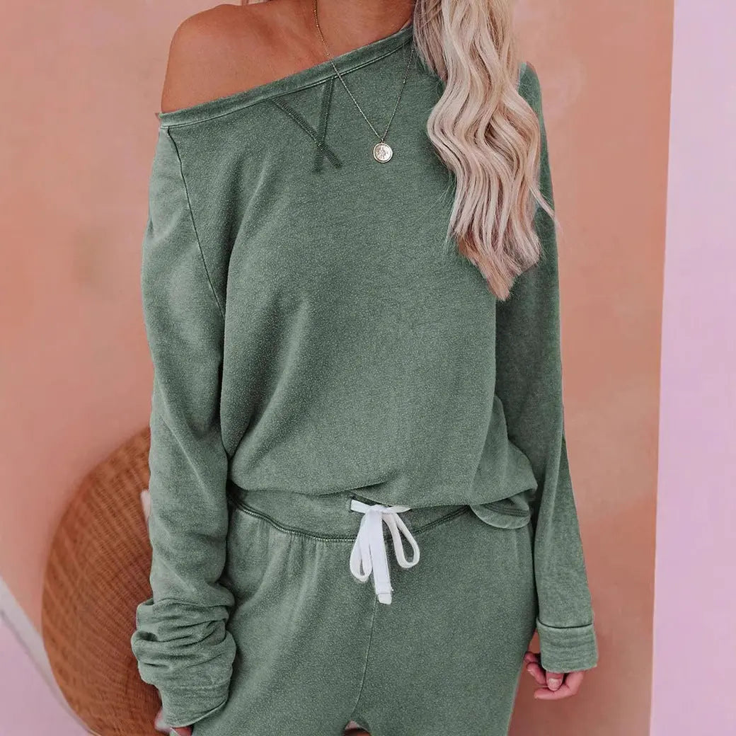 LS | Women Knit Lounge Two Piece Set Lion Style