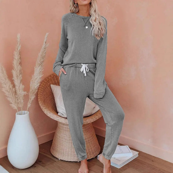 LS | Women Knit Lounge Two Piece Set Lion Style