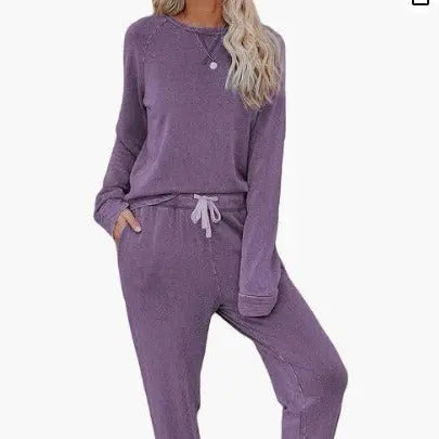 LS | Women Knit Lounge Two Piece Set Lion Style