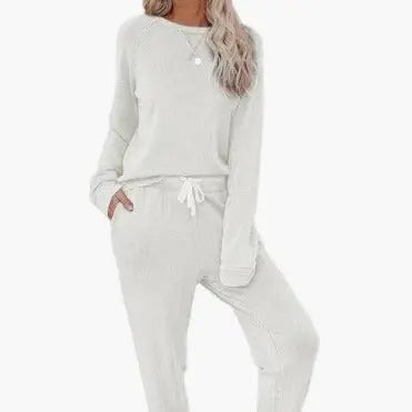 LS | Women Knit Lounge Two Piece Set Lion Style