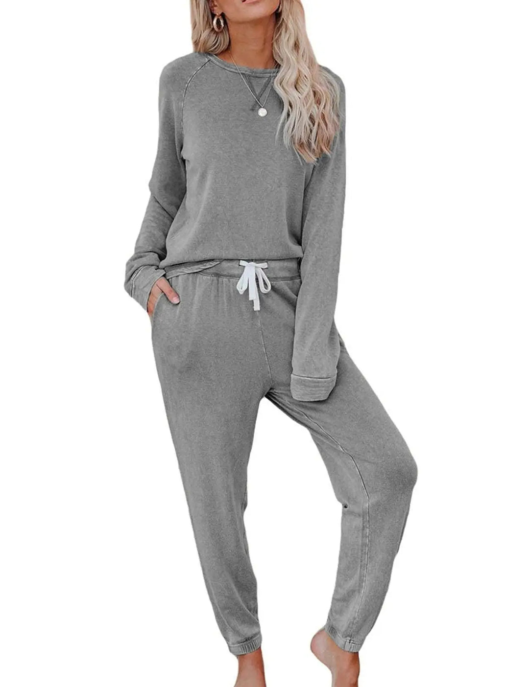 LS | Women Knit Lounge Two Piece Set Lion Style