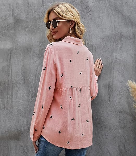 LS | Women Lightweight Blouse Lion Style
