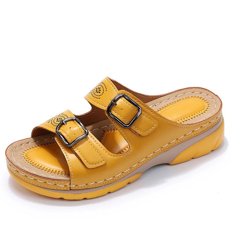 LS | Women Lightweight Daily Orthopedic Slides Lion Style