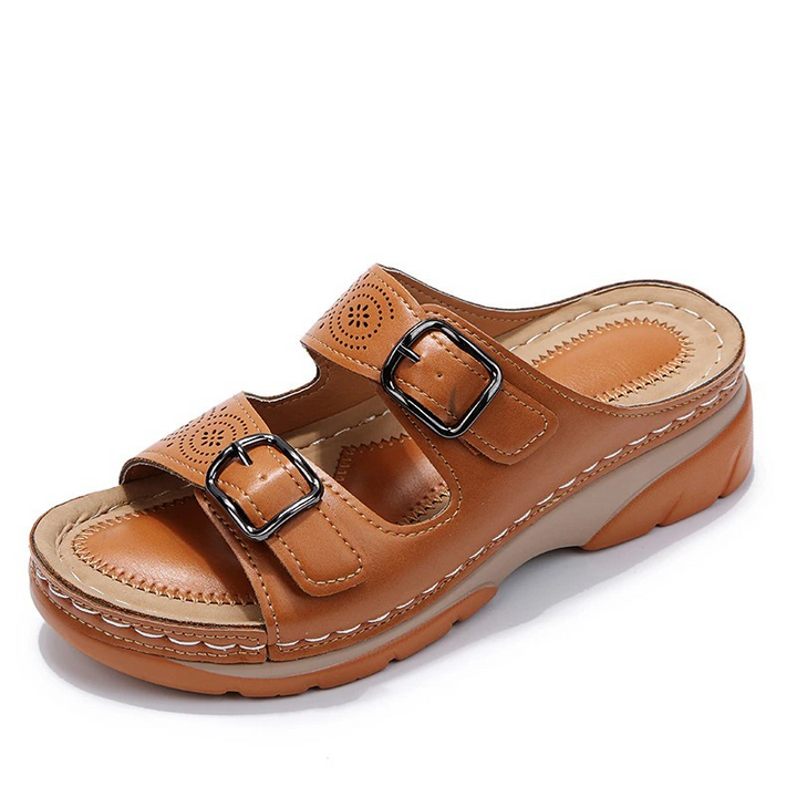 LS | Women Lightweight Daily Orthopedic Slides Lion Style