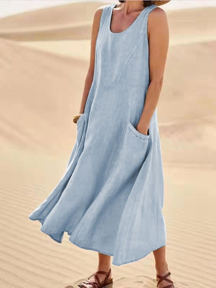 LS | Women Loose Comfort Dress Lion Style