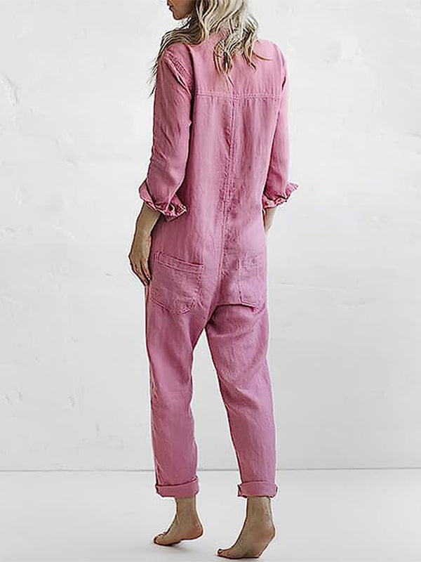 LS | Women Loose Everyday Jumpsuit Lion Style