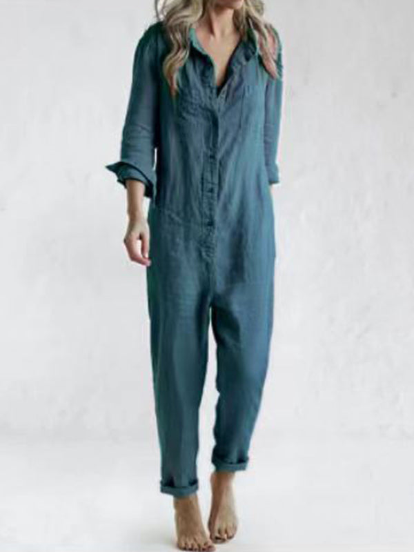 LS | Women Loose Everyday Jumpsuit Lion Style