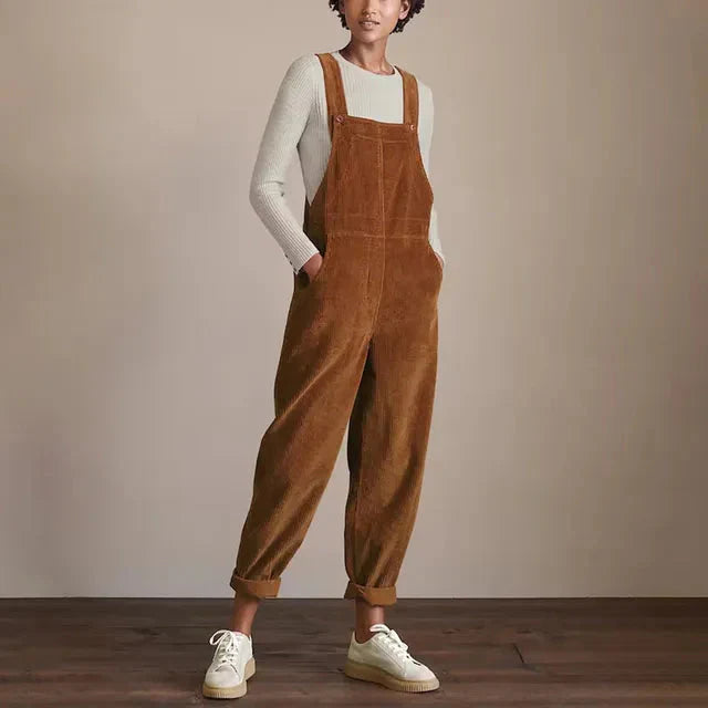LS | Women Loose Fit Overall Jumpsuit Lion Style