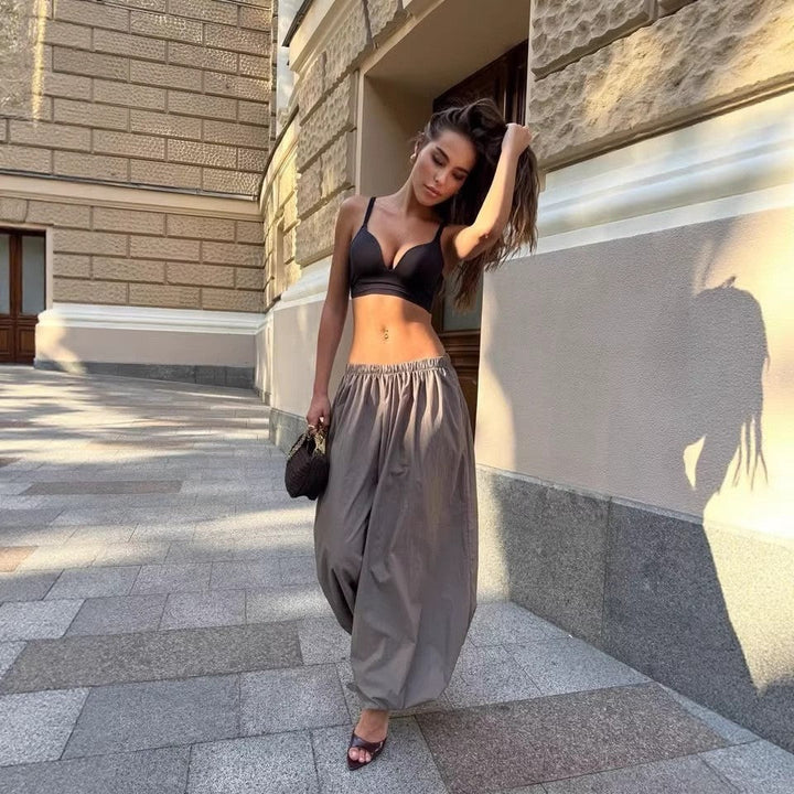 LS | Women Loose Palazzo Pants Lion Style