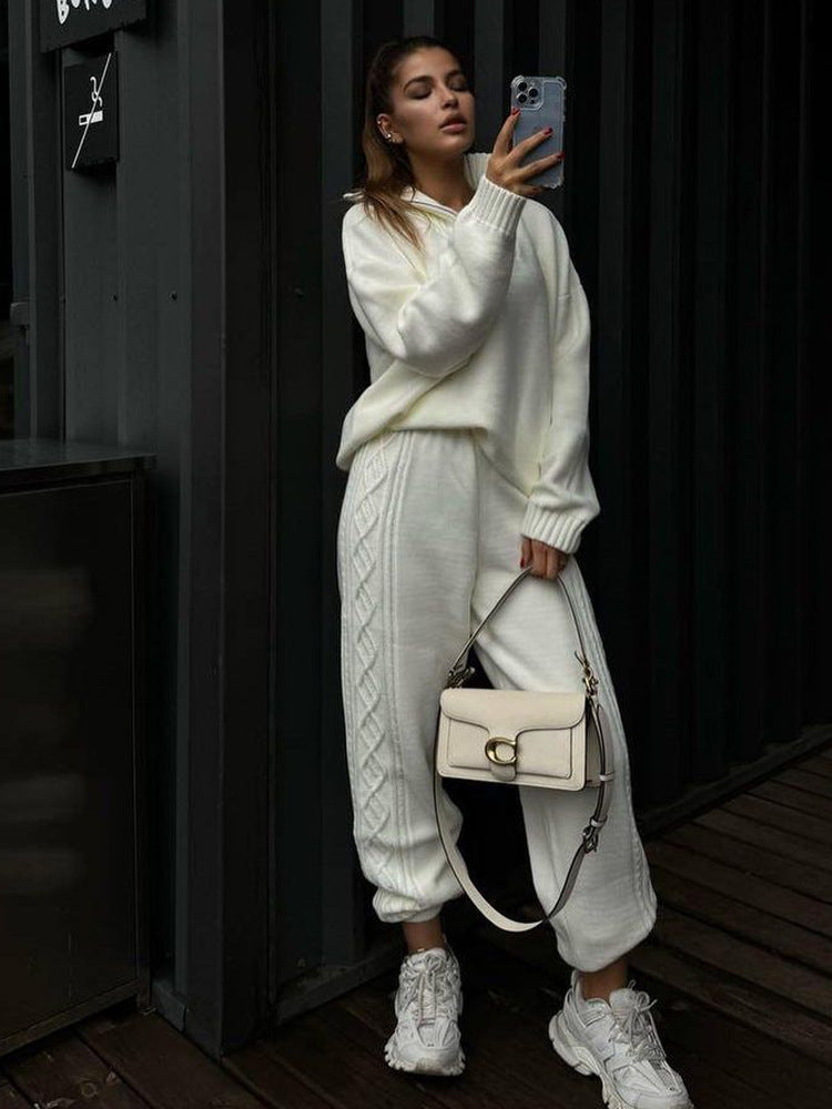 LS | Women Lounge Knit Duo Set Lion Style