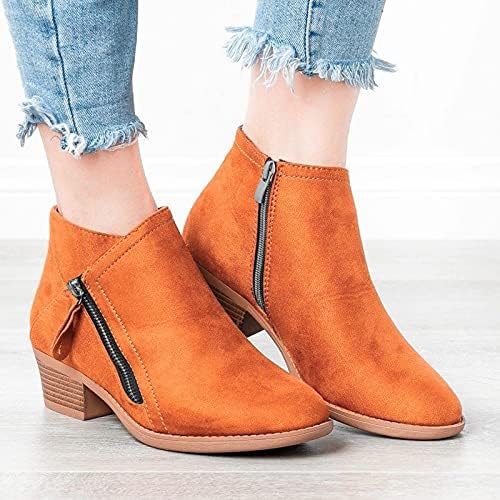 LS | Women Low Block Heel Orthopedic Boots Lion Style