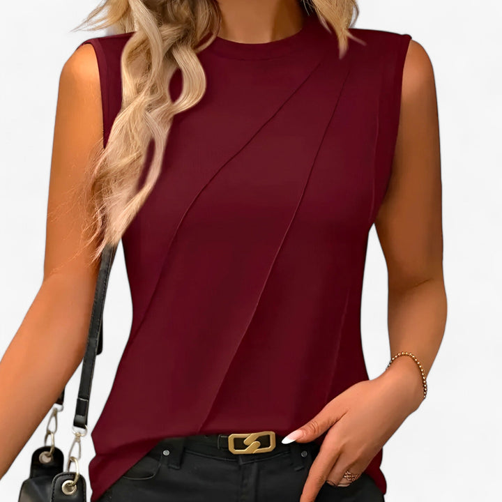 LS | Women Minimal Chic Sleeveless Top Lion Style