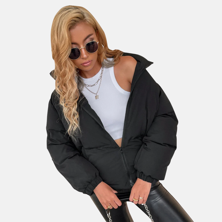 LS | Women Minimal Street Puffer Jacket Lion Style