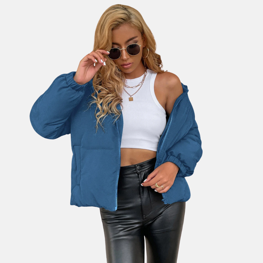 LS | Women Minimal Street Puffer Jacket Lion Style