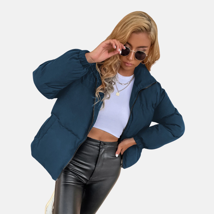 LS | Women Minimal Street Puffer Jacket Lion Style