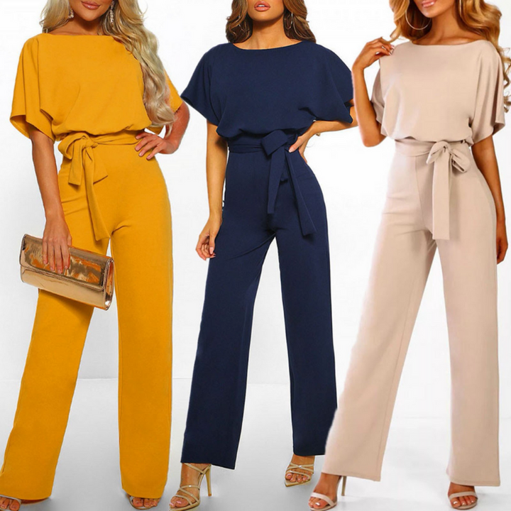 LS | Women Minimalist Flowing Fit Jumpsuit Lion Style