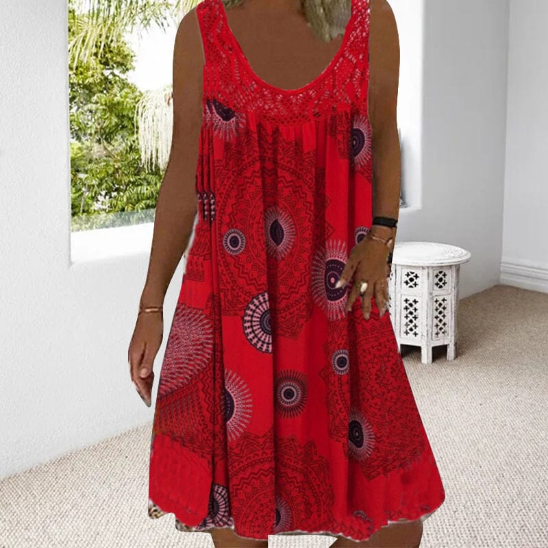 LS | Women Minimalist Midi Dress Lion Style