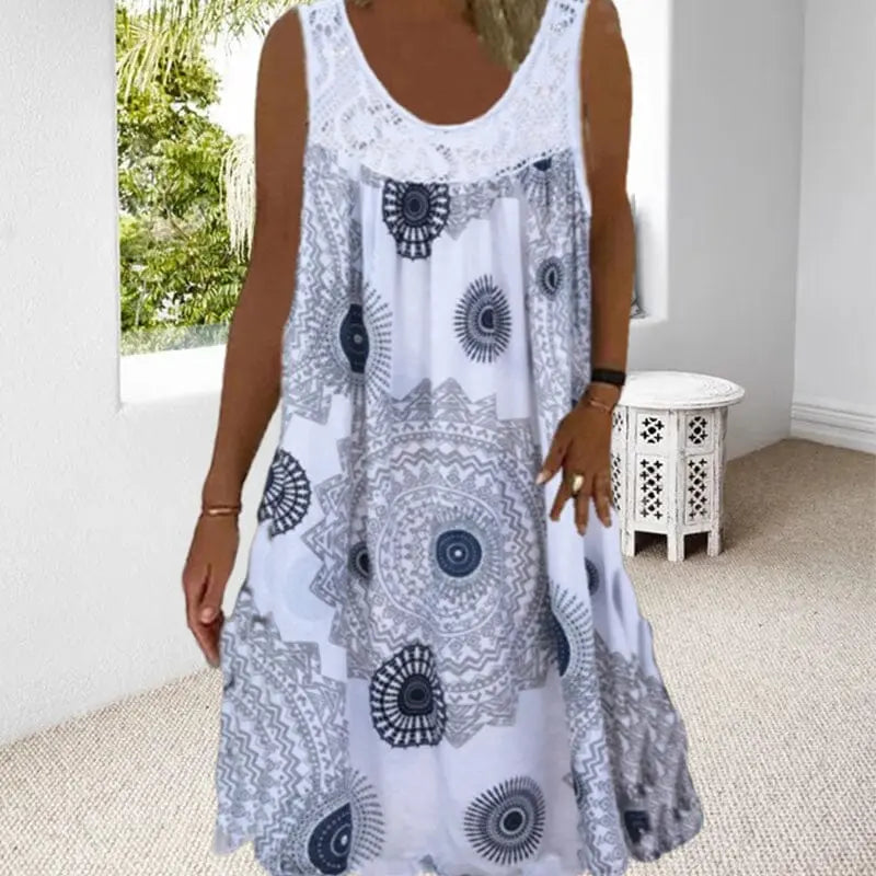 LS | Women Minimalist Midi Dress Lion Style