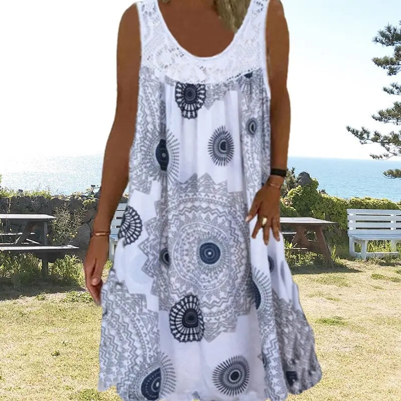 LS | Women Minimalist Midi Dress Lion Style