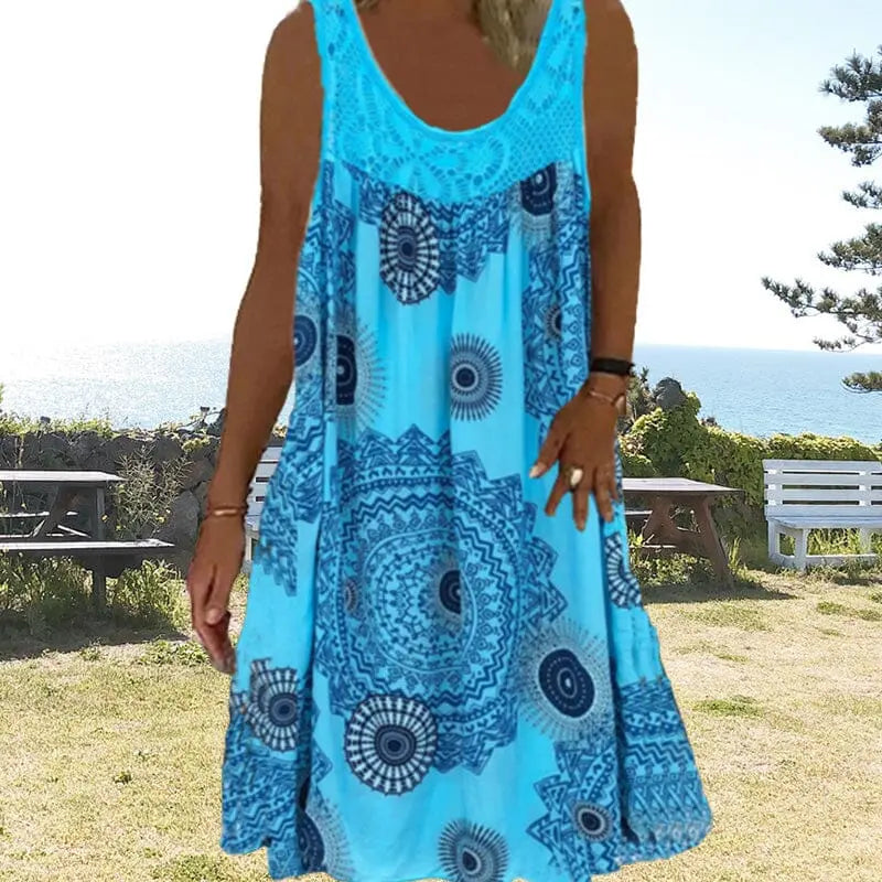 LS | Women Minimalist Midi Dress Lion Style