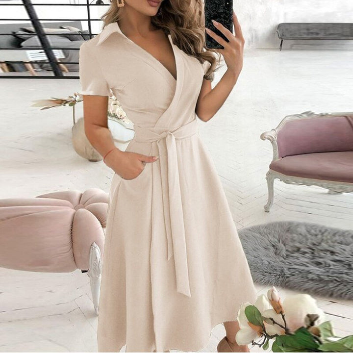 LS | Women Minimalist Flowy Midi Dress Lion Style