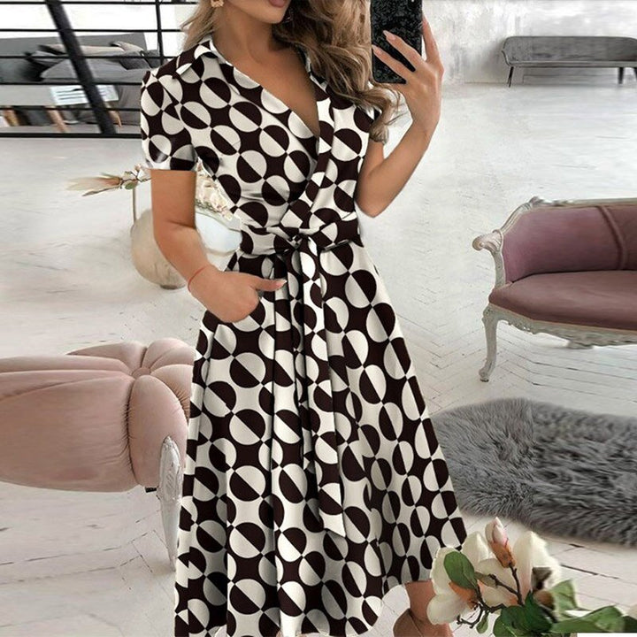 LS | Women Minimalist Flowy Midi Dress Lion Style