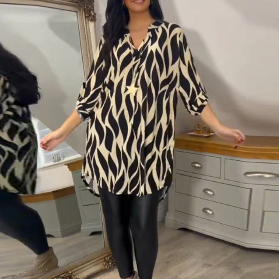 LS | Women Mono Wave Tunic Top