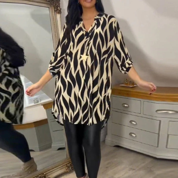 LS | Women Mono Wave Tunic Top