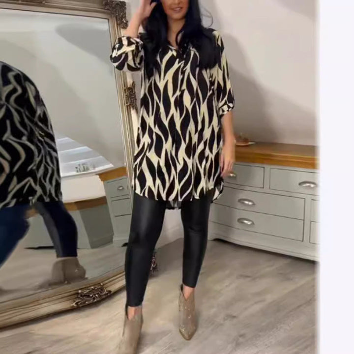 LS | Women Mono Wave Tunic Top