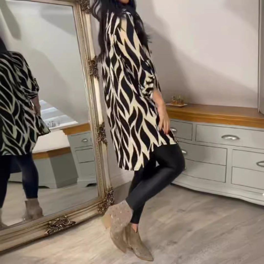 LS | Women Mono Wave Tunic Top