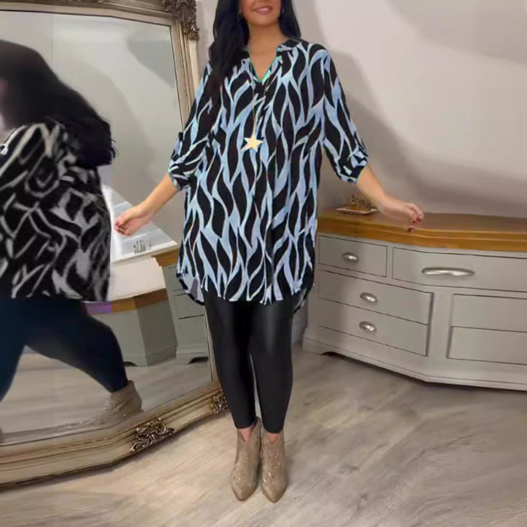 LS | Women Mono Wave Tunic Top