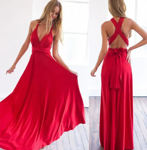 LS | Women Multiway Maxi Dress Lion Style