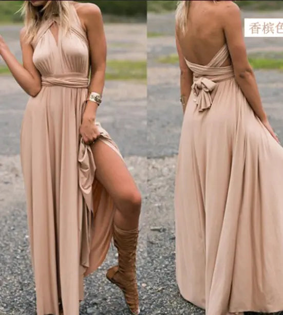 LS | Women Multiway Maxi Dress Lion Style