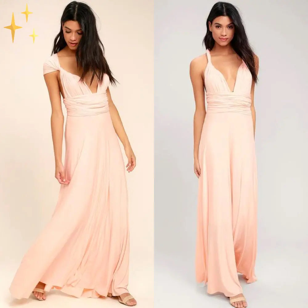 LS | Women Multiway Maxi Dress Lion Style