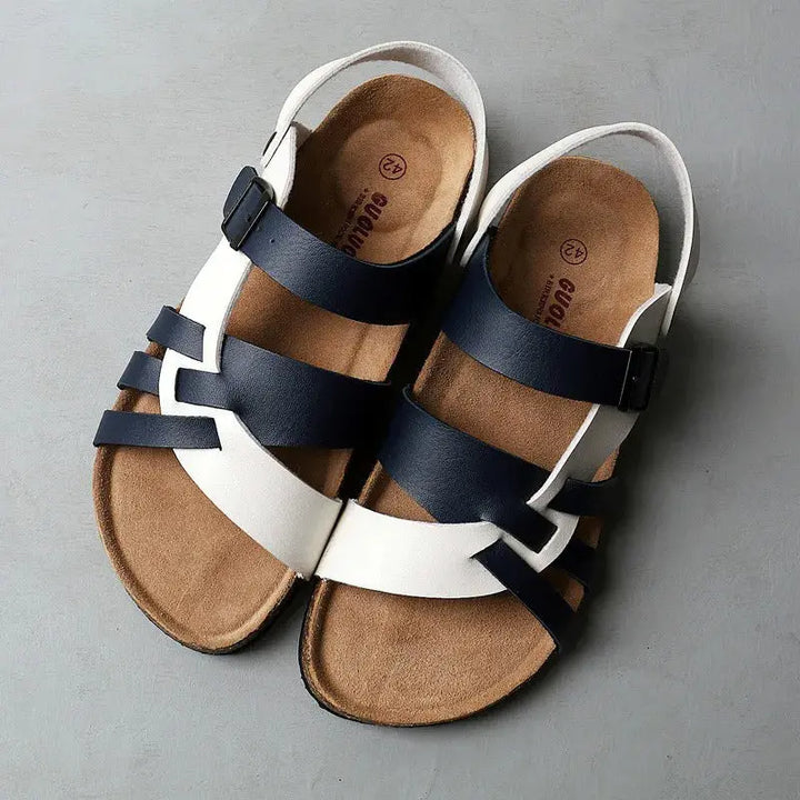 LS | Women Orthopedic Cross Strap Sandals Lion Style