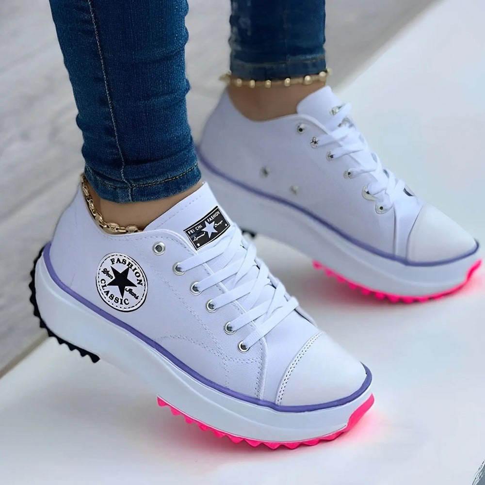 LS | Women Orthopedic Platform Sneakers Lion Style