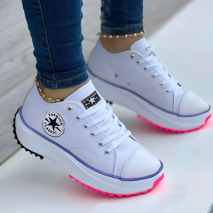 LS | Women Orthopedic Platform Sneakers Lion Style