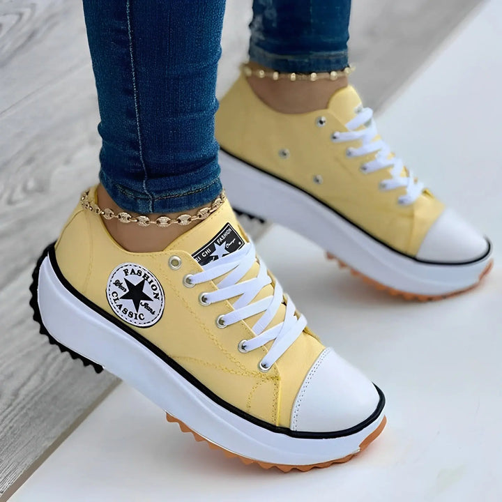 LS | Women Orthopedic Platform Sneakers Lion Style