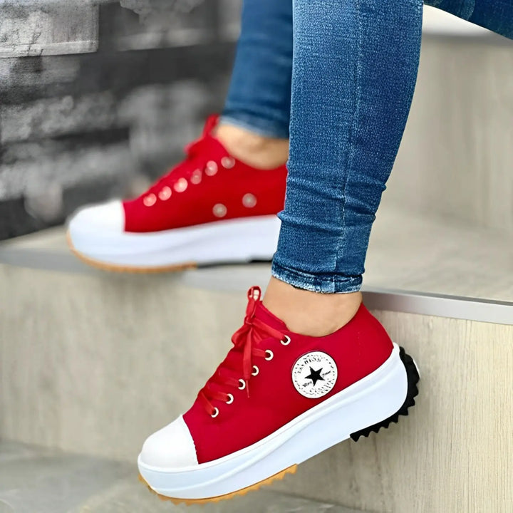 LS | Women Orthopedic Platform Sneakers Lion Style