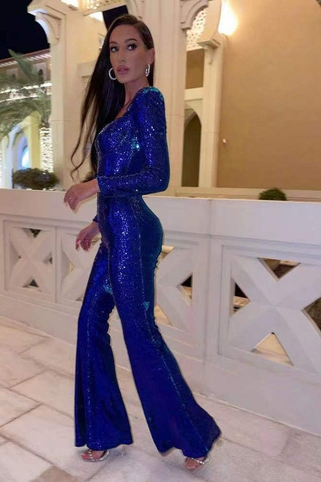 LS | Women Party Ready Jumpsuit Lion Style