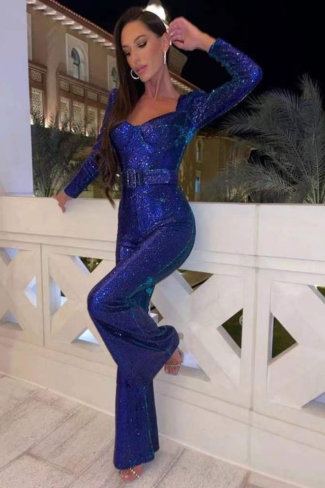 LS | Women Party Ready Jumpsuit Lion Style
