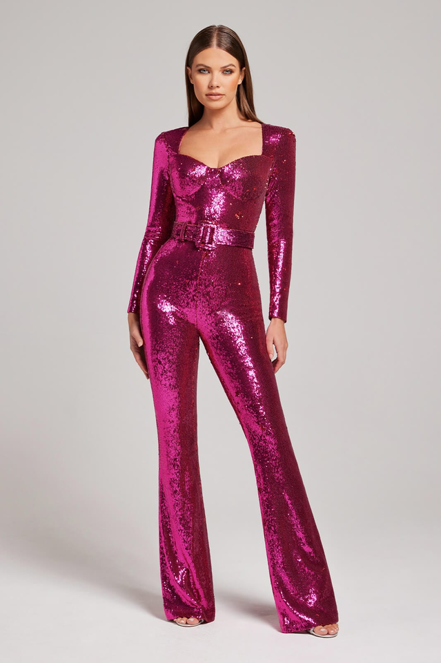 LS | Women Party Ready Jumpsuit Lion Style