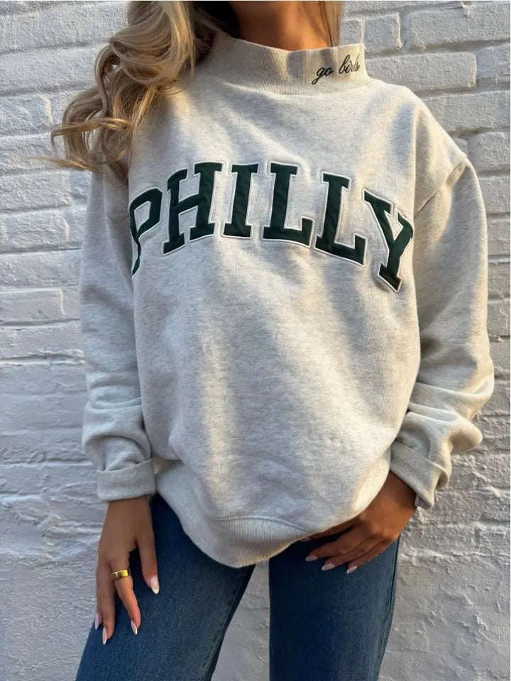 LS | Women Philly Graphic Sweatshirt Lion Style