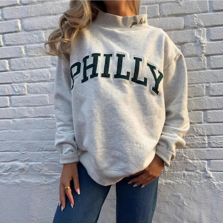 LS | Women Philly Graphic Sweatshirt Lion Style