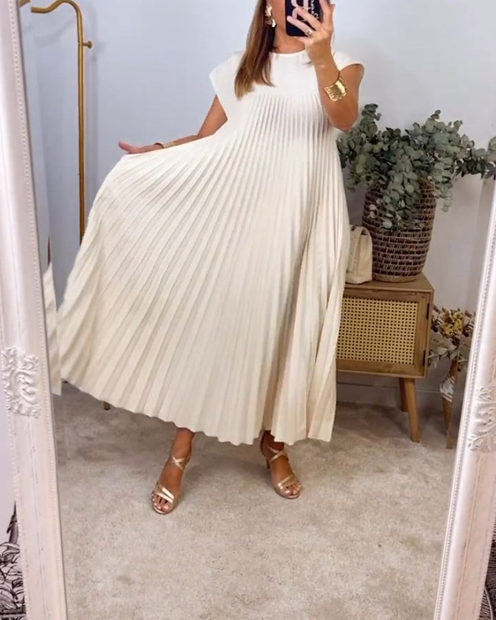 LS | Women Pleated Flow Dress Lion Style
